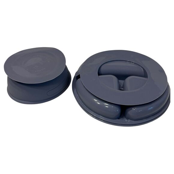 avender Baby Feeding Set 9pc Silicone Suction Plate Bowl Cup Bib Spoon Fork BPA - Picture 5 of 8